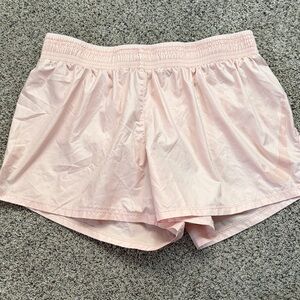Nike pink pastel lined shorts medium